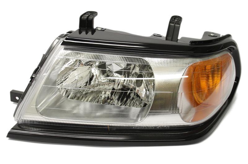 Фара ліва Mitsubishi Pagero Sport 06-08 чорна рамка (Depo) 8301A315XA