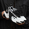 Кросівки чоловічі Nike Zoom 2k White Black Найк зум 2к чорно білі шкіра текстиль весна літо, фото 7