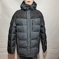 Розмір! 52,58 Чоловіча куртка зимова сіра з чорним RLX Код 2803