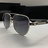 Мужские солнцезащитные очки Chrome Hearts 5078 silver