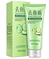 Пілінг-скатка для обличчя та тіла Bioaqua 120мл з екстрактом огірка