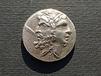 Древнегреческая серебряная монета тетрадрахма 1298 год ( Греческая Богиня Ника) - Копия