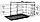 Універсальна клітина для тварин XXL FUNFIT 77 x 107 x 70 см Black (3899), фото 3