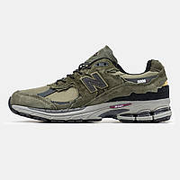 Мужские кроссовки New Balance 2002R Protection Pack Khaki хаки замшевые кроссовки нью беланс 2002 NB 2002 нб