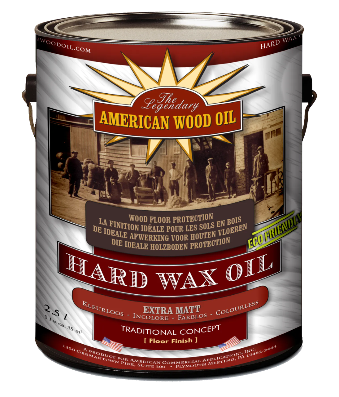 Масловіск American Wood Oil Hard Wax Oil, 950 мл