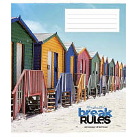 Тетрадь общая "Break rules" Школярик 036-3220K-2 в клетку 36 листов, World-of-Toys