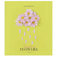 Тетрадь общая "Flowers" Школярик 036-3255K-1 в клетку 36 листов, World-of-Toys