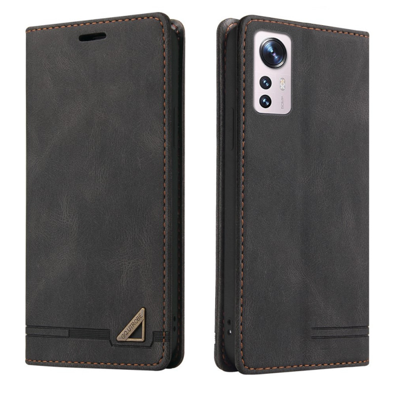 Чохол книжка на магніті G.Q. для Xiaomi Redmi Note 12S чорний гаманець