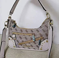 Жіноча сумка на плече Guess (839019) бежева