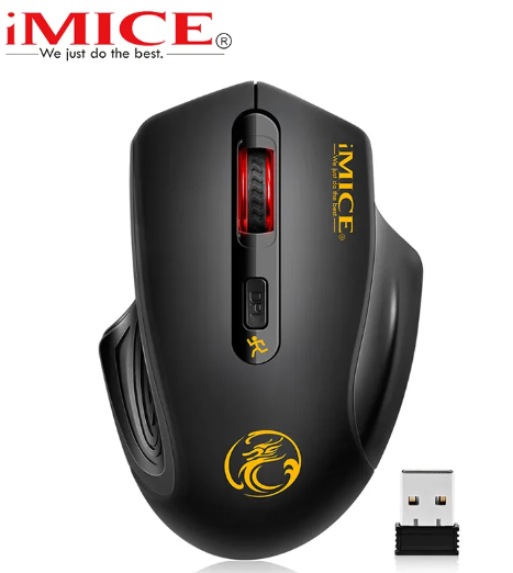 USB Оптична комп’ютерна миша Ергономічні миші для ноутбуківi Mice X7 тиха безпровідна ергономічна мишка 2000DPI