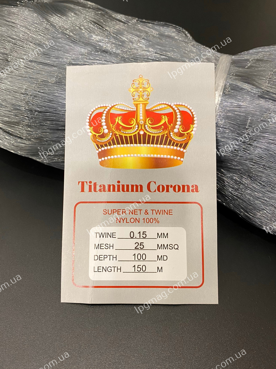 Сіткове полотно  Titanium Corona 25мм 0,15мм 100х150