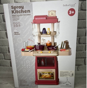 Багатофункціональна кухня "Sprey Kitchen 889-302" з водою і парою для дітей 66 см 47 приборів, фото 1