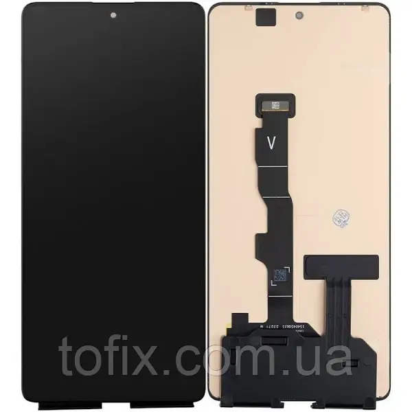 Дисплей Xiaomi Poco F5 OLED модуль (екран, сенсор) оригінал, Чорний
