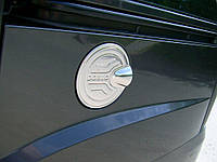 Накладка на лючок бензобака (нерж.) OmsaLine - Итальянская нержавейка Fiat Doblo I 2001-2005 гг. Avtoteam