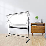 Фліпчарт дошка ДВОСТОРОННІЙ магнітно - маркерний DELI, 900х1500мм (7883), фото 4