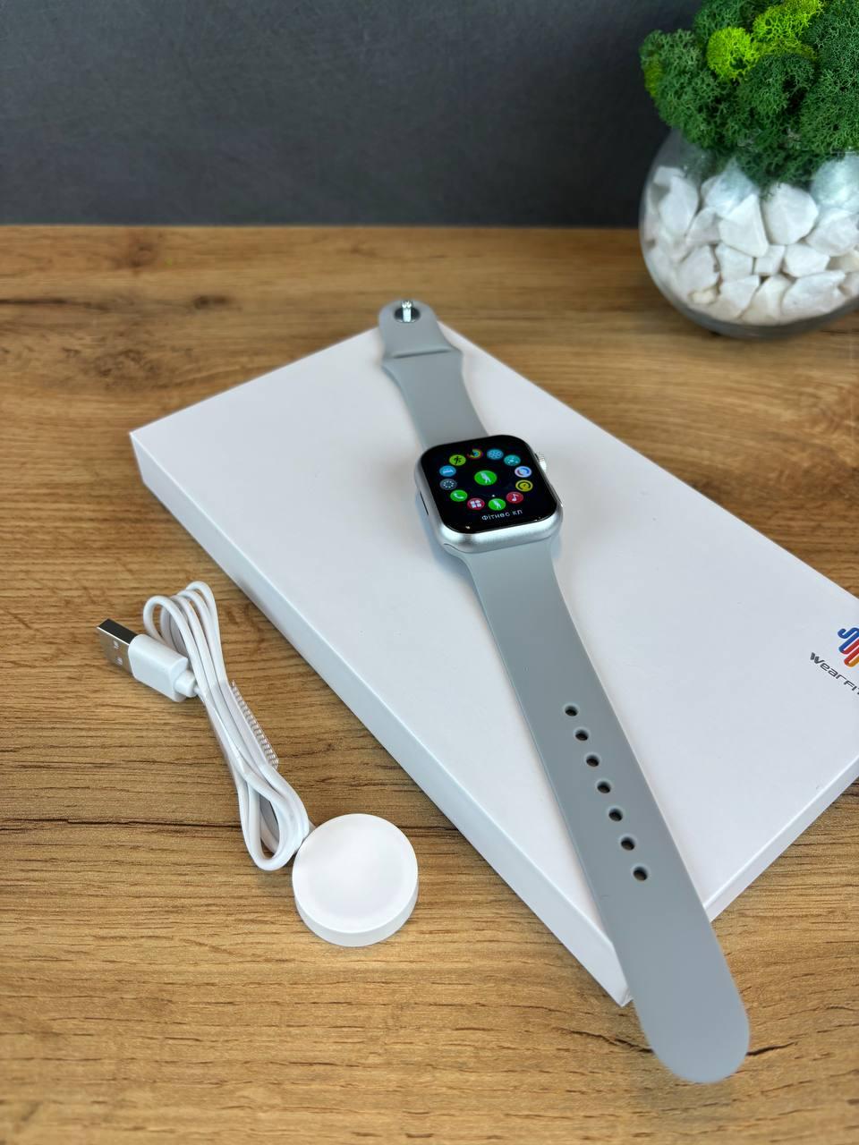 Аналог часов Apple Watch 41 mm, люкс часы смарт женские фитнес часы с Super Amoled дисплеем - фото 3 - id-p2095106185