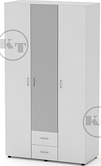 Шафа-6 шафа розпашна з дзеркалом 120 см Компаніт купити в Україні