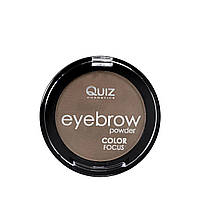 Тіні-пудра для брів Quiz Cosmetics Eyebrow Powder 4g (5906439019338)