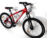 Підлітковий велосипед Crossbike 26" Everest червоний, Червоний, 15", 145-160 см, фото 2
