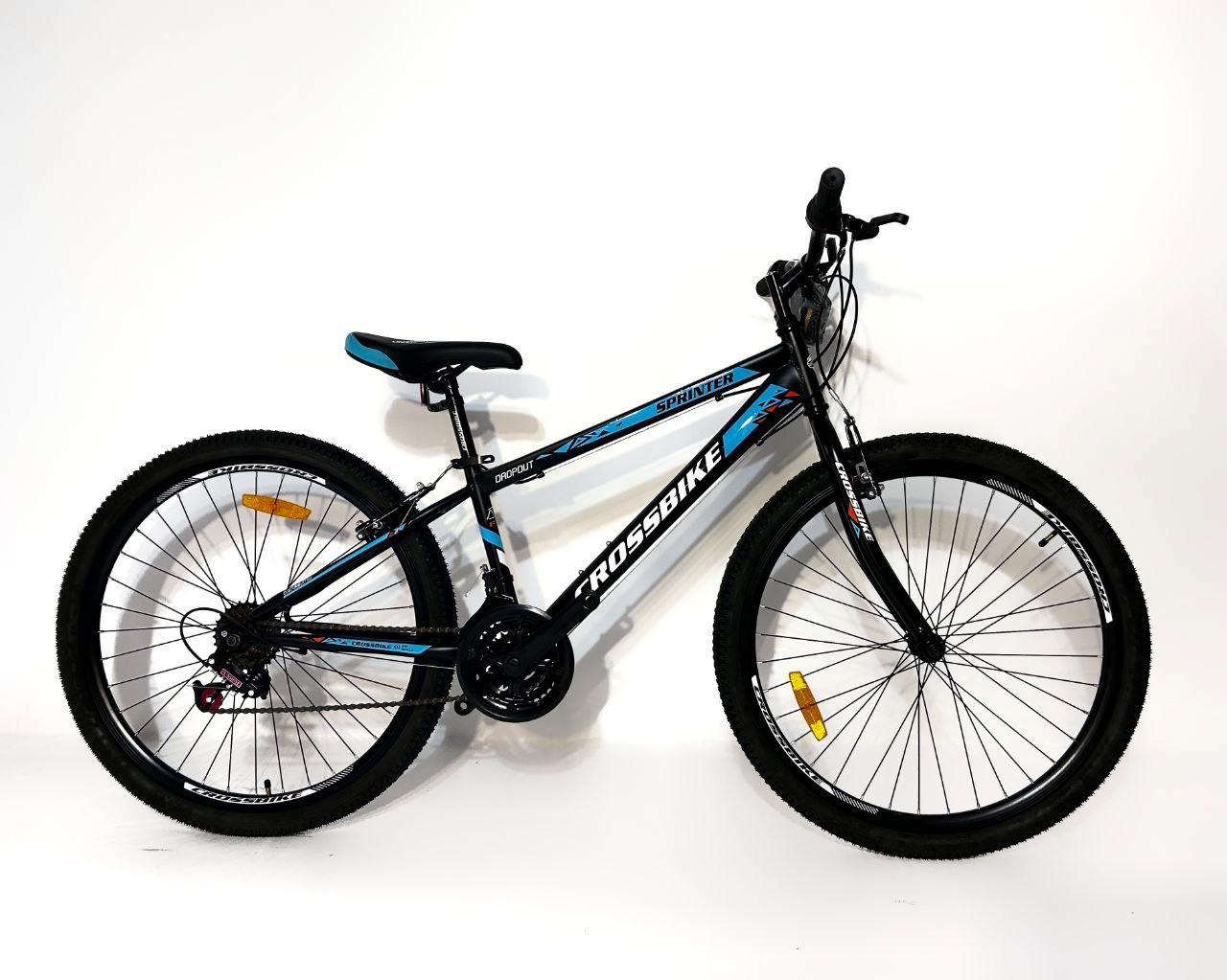 Підлітковий велосипед Crossbike 24" Sprinter, Синій, 13", 130-145 см