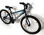Підлітковий велосипед Crossbike 24" Sprinter, Синій, 13", 130-145 см, фото 2