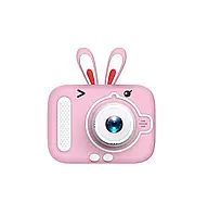 Детский цифровой фотоаппарат X900 Rabbit pink