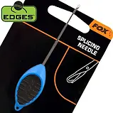 Голка із застібкою для лідкора Fox Edges Splicing Needle Blue, фото 3