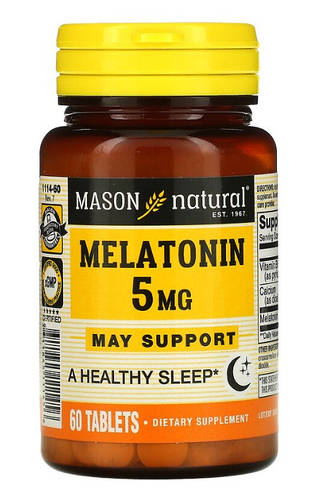 Мелатонин (Melatonin) 5 мг 60 таблеток (ID#1484458474), цена: 300 ...