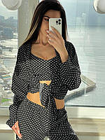 Легкий домашній костюм трійка, фото 4