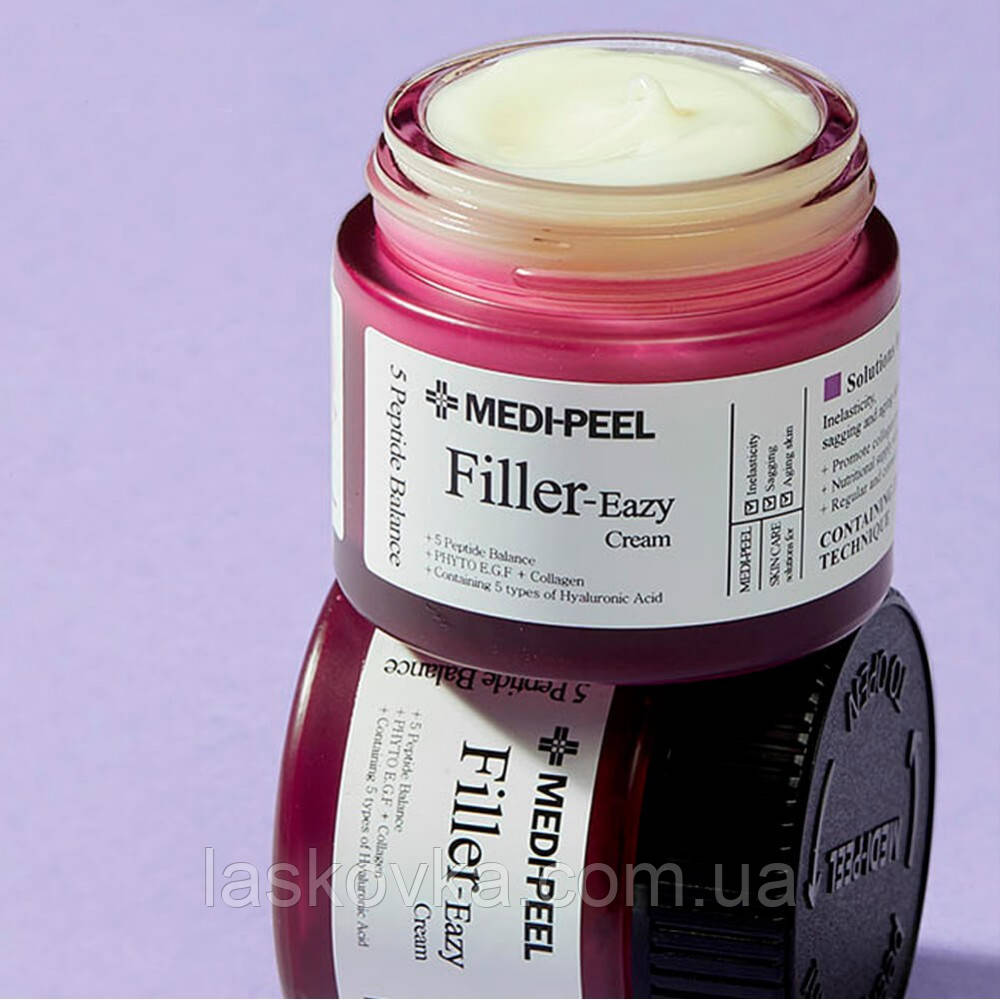Поживний ліфтинг крем для обличчя з ефектом філера Medi-peel Filler-Eazy Cream 50 мл, фото 1