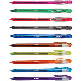 Ручка гелева Unimax набір Trigel-3 асорті квітів 0.5 мм, 10 кольорів корпусу (UX-132-20)