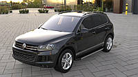 Боковые пороги Duru (2 шт., алюминий) Volkswagen Touareg 2010-2018 гг. Avtoteam