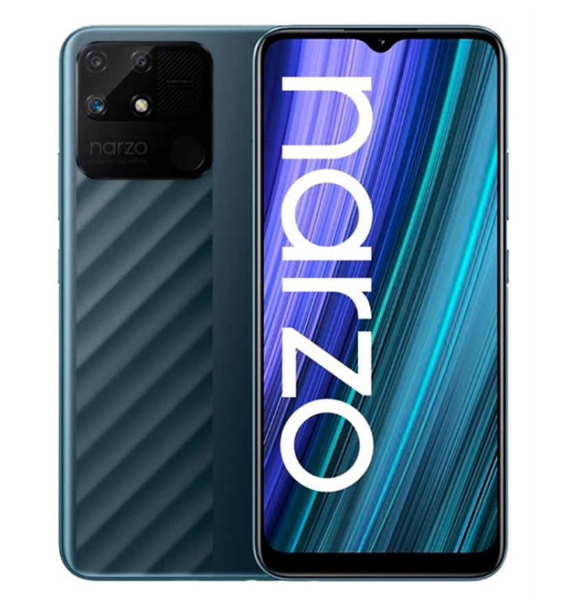 Смартфон Realme Narzo 50A 4/64GB Oxygen Green EU Dual Sim + MicroSD Android 11 6000 mAh 4G(LTE) Wi-fi 5 Type-C