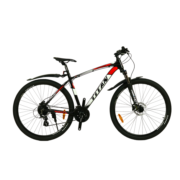 Велосипед Titan 29" Gefest 20" чорно-черовний, Червоний, 20", 178-185 см