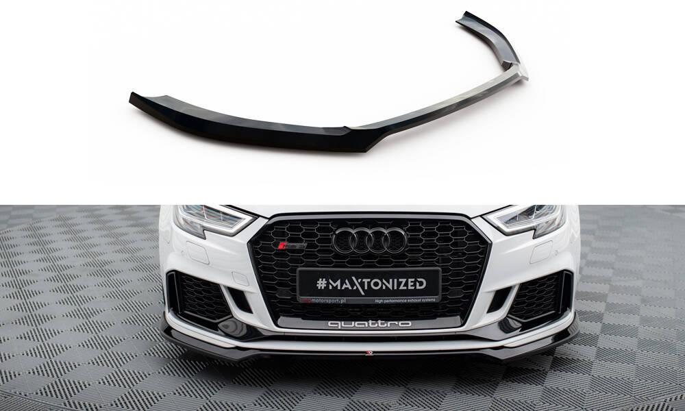 Сплітер Audi RS3 8V (16-20) тюнінг обвіс губа спідниця елерон (V5)