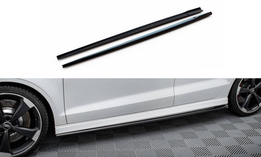 Пороги Audi RS3 8V (16-20) тюнінг обвіс леза спідниця елерон (V2)