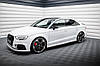 Пороги Audi RS3 8V (16-20) тюнінг обвіс леза спідниця елерон (V2), фото 2