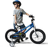 Дитячий велосипед RoyalBaby Freestyle 18" синій, Синій, фото 3