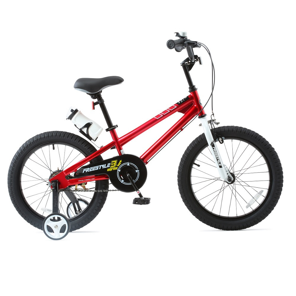Дитячий велосипед RoyalBaby Freestyle 18" червоний, Червоний