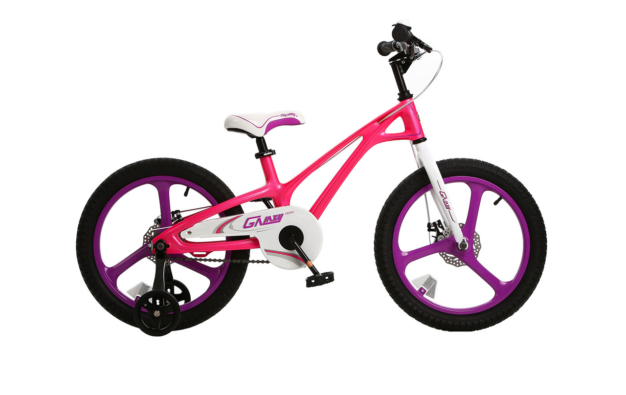 Велосипед RoyalBaby Galaxy Fleet Plus MG 18" рожевий, Рожевий