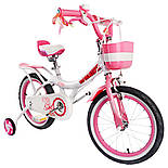 Дитячий велосипед RoyalBaby Jenny Girls 18" білий, Білий, фото 3