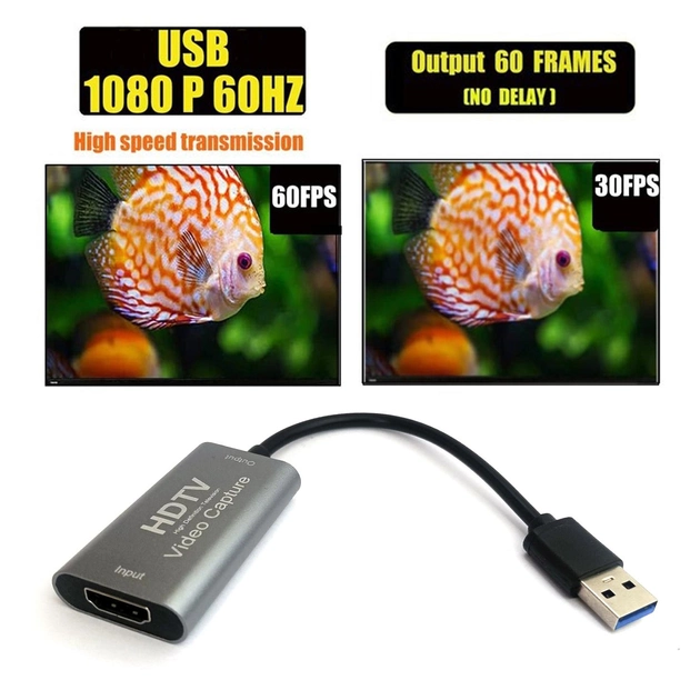 HDMI в USB зовнішня відеокарта відеозахоплення для ноутбука та ПК