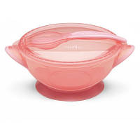 Набір дитячого посуду Nuvita COOL 6м+ Рожевий дорожній (NV1421COLPINK)