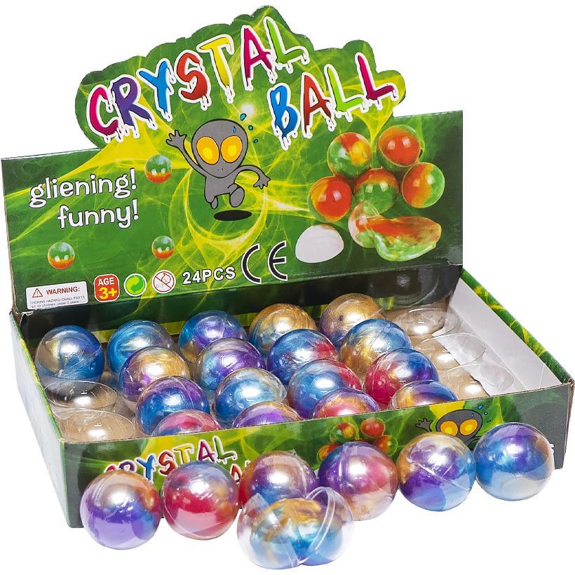 Іграшка Лізун у вигляді кольорової галактики ORB Galaxy putty ORB012 Іграшка антистрес в упаковці 24 шт