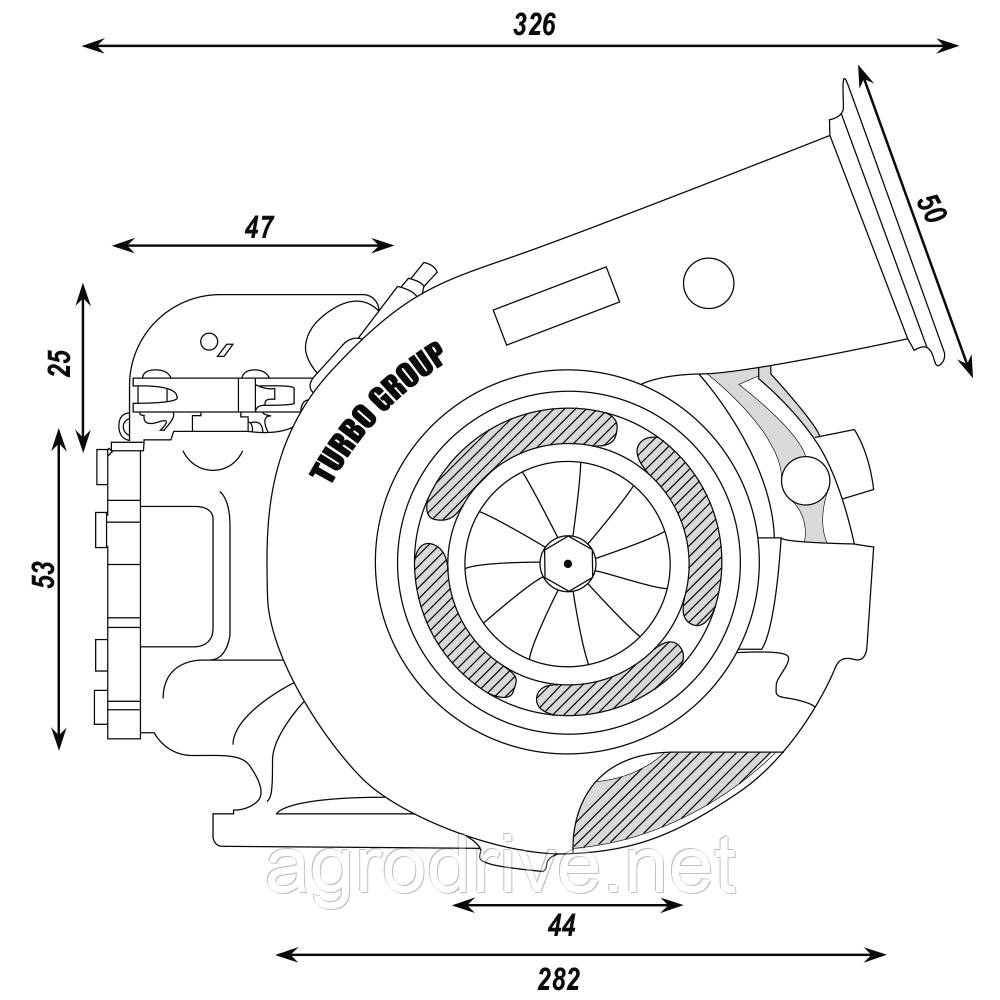 Турбіна 8200947259, 50159870, 54431014760, H82728404, 8800001333