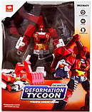 Трансформер JJ806E Робот 22 см Екскаватор 17 см Будівельна техніка, фото 2