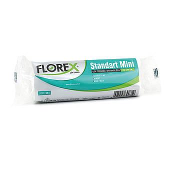 Міцний рулон пакетів для сміття 10Л STANDART MINI 11 мкм, рулон 40 шт Sanpreis