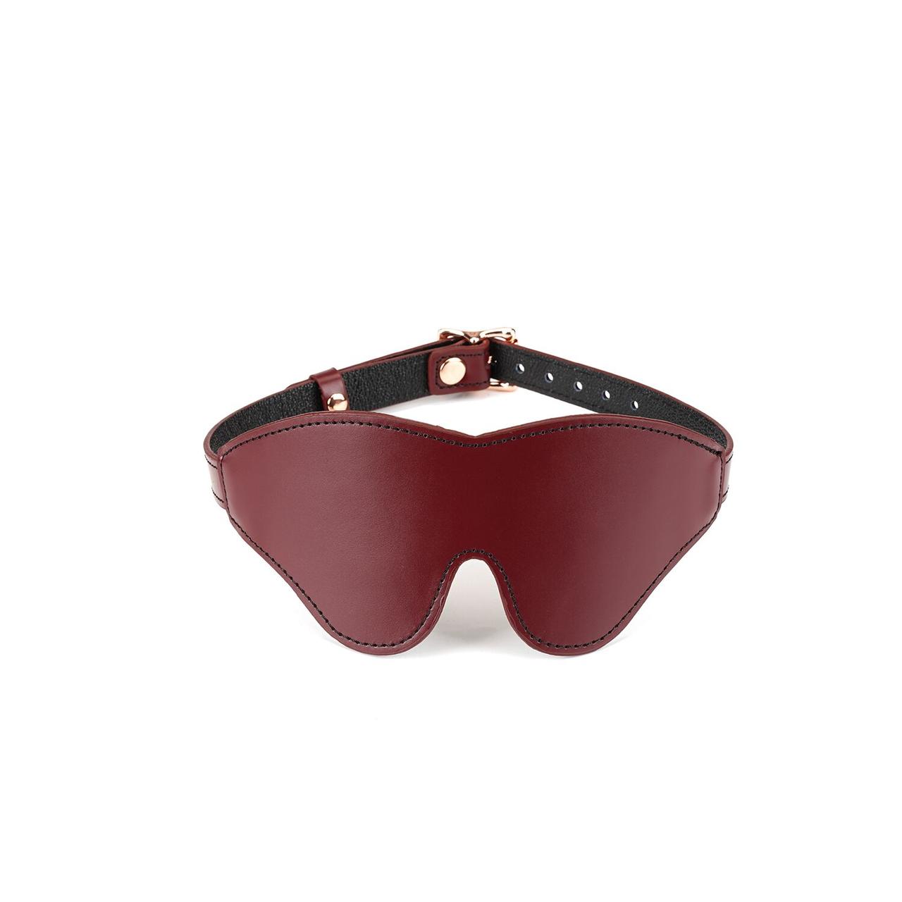Маска на очі Liebe Seele Wine Red Blindfold, фото 1