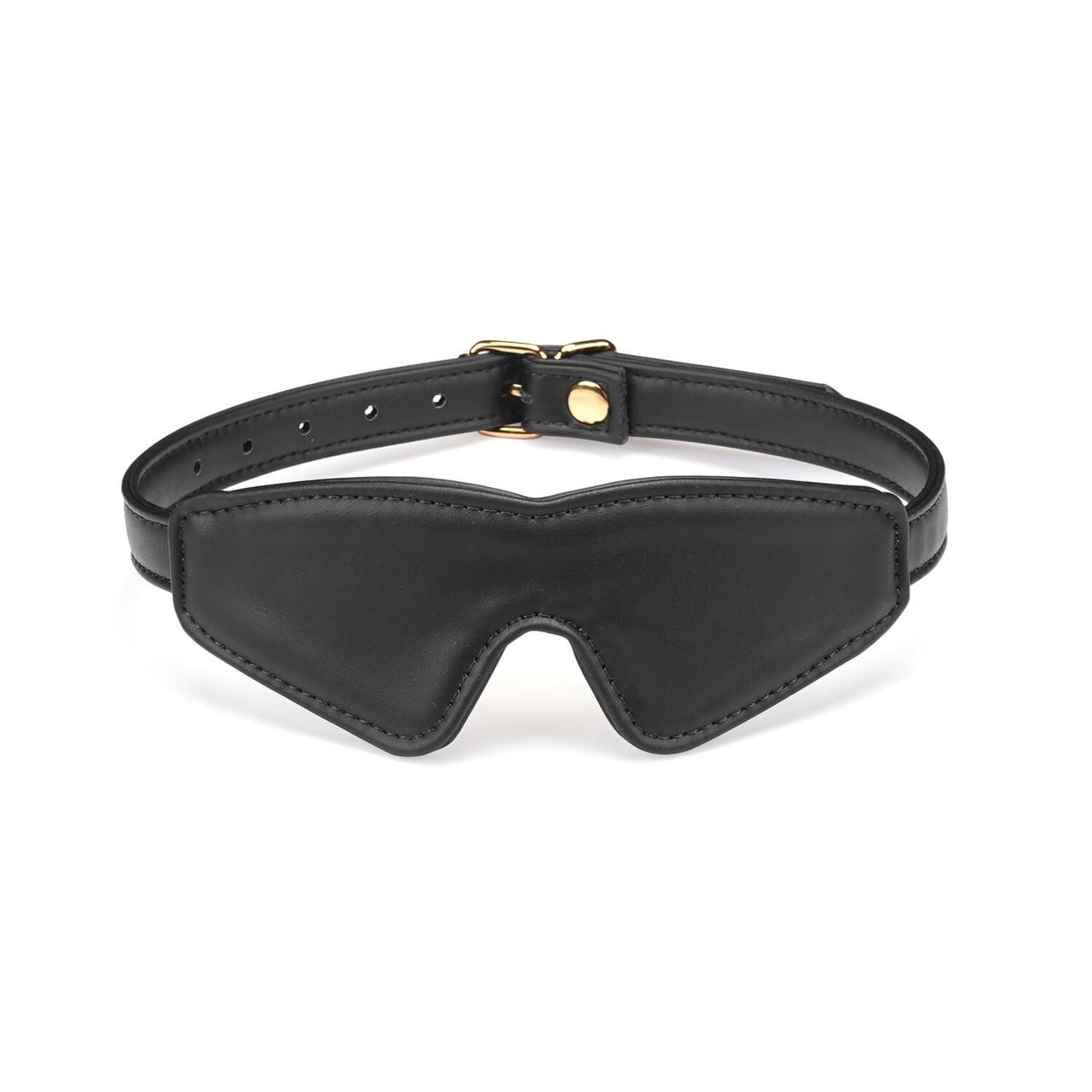 Маска на очі Liebe Seele Black Organosilicon Blindfold, фото 1