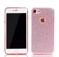 Силиконовый чехол Glitter для iPhone 7 розовый Remax 700203 o